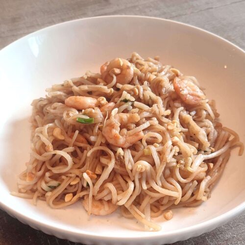 Recette Pad thaï crevettes